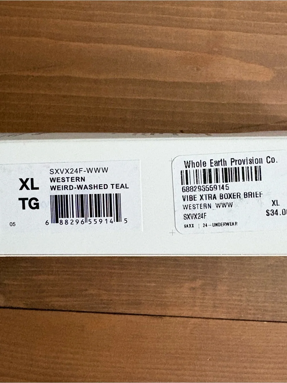 Saxx Boxer Brief 6” NWT